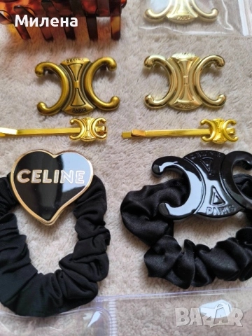 Celine* miu miu фиби, шноли и ластици, снимка 8 - Аксесоари за коса - 52212668