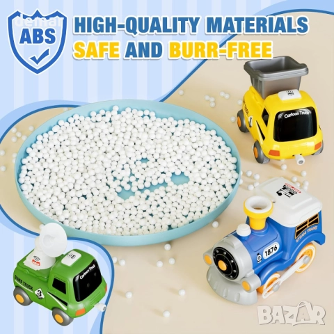 MORECOLL Комплект влакче за малки деца с пара, музика и светлини, снимка 7 - Влакчета, самолети, хеликоптери - 51729210