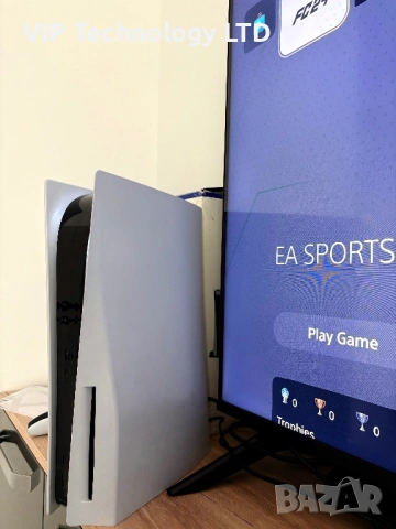 НОВ! Sony PlayStation 5 Disc Edition Гаранция 12м, снимка 3 - PlayStation конзоли - 53560470