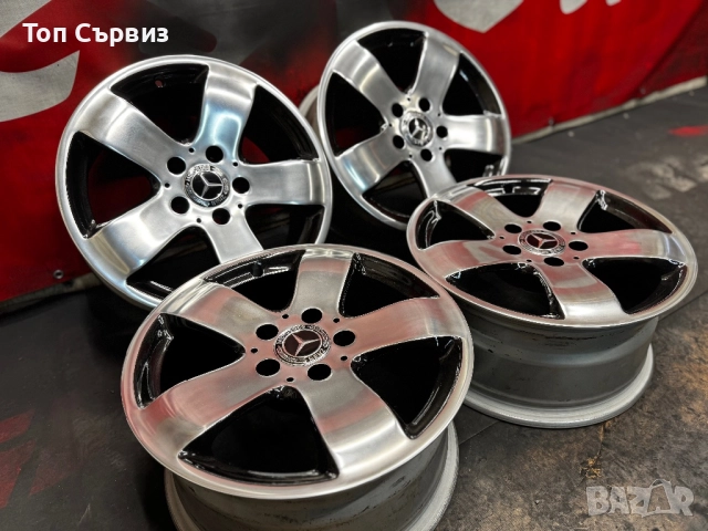 Алуминиеви джанти за Мерцедес (Mercedes), 16 цола, 5х112, снимка 2 - Гуми и джанти - 52594473