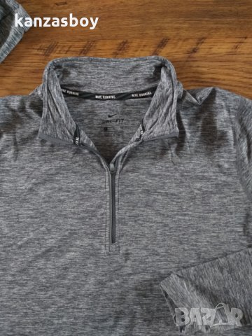 Nike Dri-Fit Element 1/2 Zip Shirt - страхотна дамска блуза КАТО НОВА, снимка 5 - Спортни дрехи, екипи - 35813111