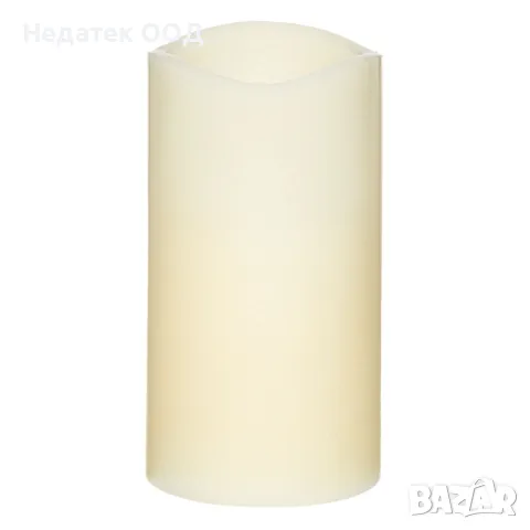 Декоративна, Батерийна LED свещ, Ø8x15cm , снимка 3 - Декорация за дома - 47977920