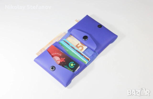 Вертикален оригами портфейл, снимка 5 - Портфейли, портмонета - 53499369