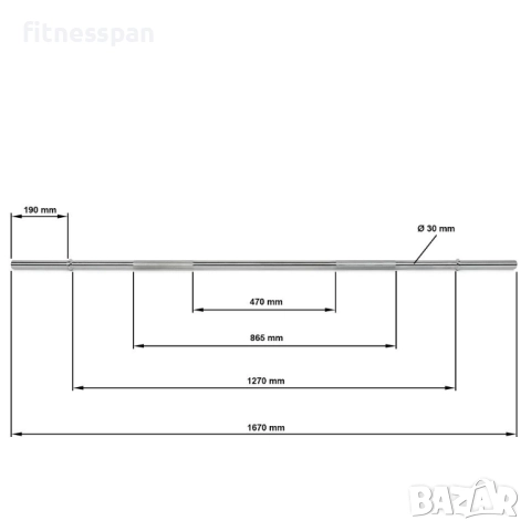 Комплект дискове и 30 м + лост, снимка 3 - Фитнес уреди - 52127772