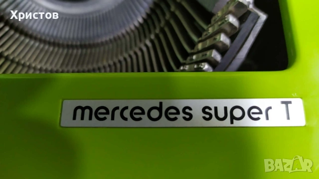 Пишеща машина  MERCEDES от ЕДНО ВРЕМЕ в ОТЛИЧНО състояние НОВА не ползвана от чужбина, снимка 12 - Колекции - 53410161