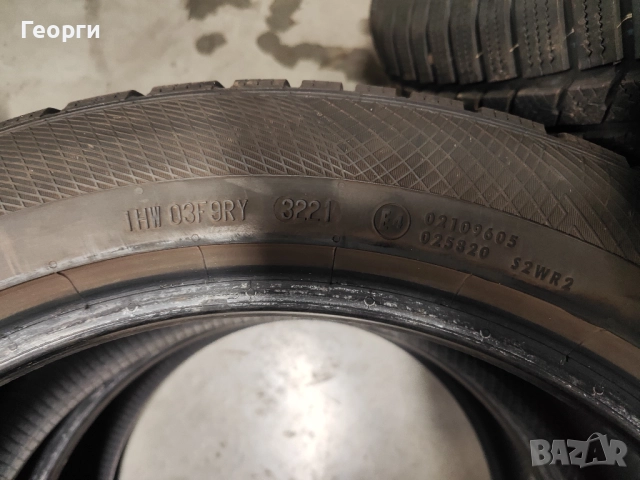 2бр. зимни гуми 215/55/18 Continental, снимка 3 - Гуми и джанти - 52415656