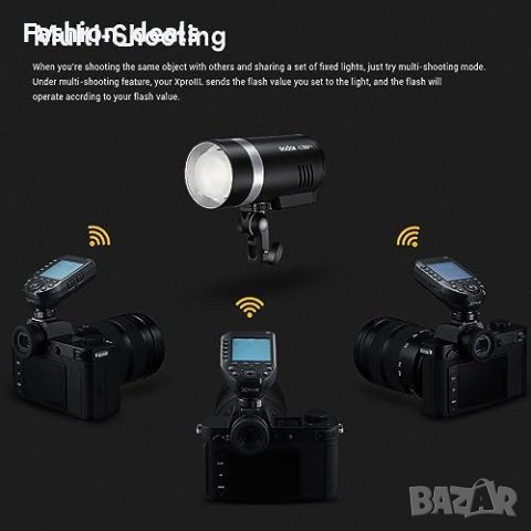 Нов Безжичен тригер за светкавица за камера Fuji Трансмитер TCM функция, снимка 6 - Чанти, стативи, аксесоари - 42510082