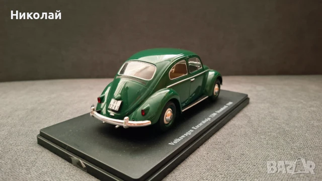 1960 Volkswagen Beetle/Escarabajo 1200 1:24 Hachette/Salvat Diecast Колекционерски модел количка, снимка 8 - Колекции - 46442674