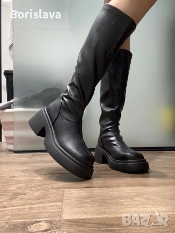 Чисто нови ботуши, снимка 2 - Дамски ботуши - 52664163