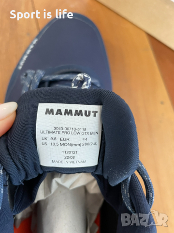 Mammut Туристически обувки Ultimate Pro Low GTX, 44 EU, снимка 5 - Спортни обувки - 44774975