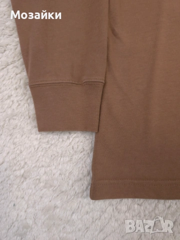 Мъжка кафява тениска с дълъг ръкав Jordan Flight с лого - размер M, снимка 6 - Тениски - 53595604