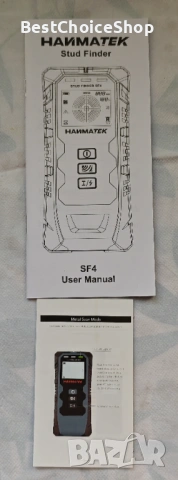 HANMATEK 5 в 1 детектор на стени с интелигентен сензор и LCD дисплей, снимка 7 - Друга електроника - 53143872