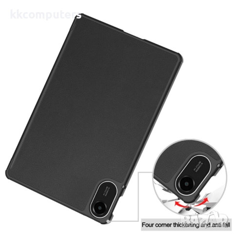 Калъф с Протектор за Xiaomi Redmi Pad 2 и Стойка| Висококачествен PU Кожа и PC | Анти-Ударна Защита , снимка 14 - Калъфи, кейсове - 52117288