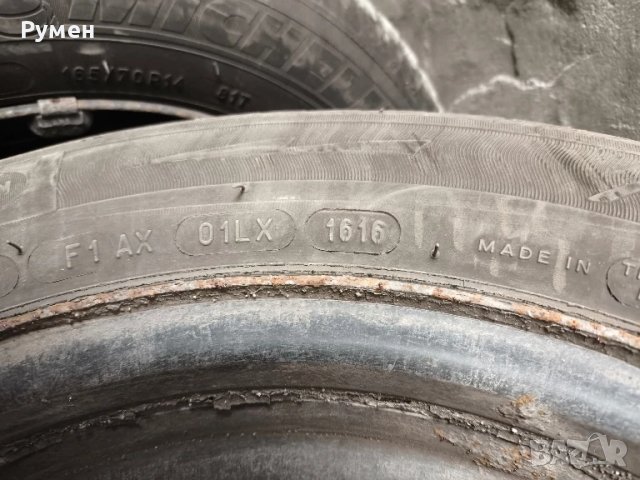 Гуми Michelin Alpin 14 ц. с джанти за Wv груп 5/100, снимка 14 - Гуми и джанти - 51063089