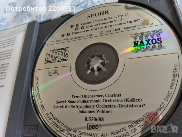 LOUIS SPOHR, снимка 6 - CD дискове - 44751142