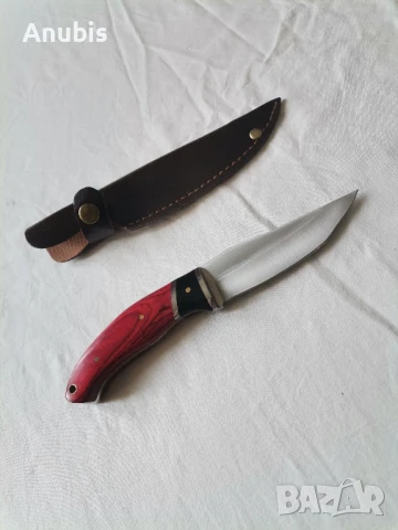 Ножове за лов с кожени калъфи , снимка 3 - Екипировка - 49096739