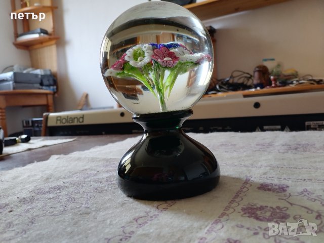 Кълбо с цветя Мурано, снимка 3 - Декорация за дома - 44337799