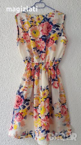 Нова дамска рокля размер С-М, снимка 5 - Рокли - 40885692