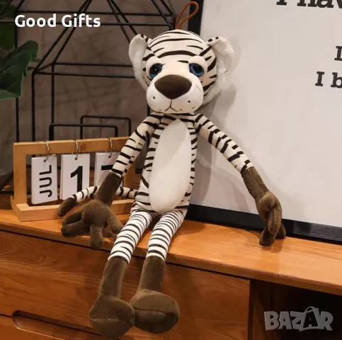 Голяма плюшена играчка Бял Тигър , 60см