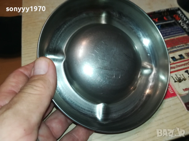 МЕТАЛЕН ПЕПЕЛНИК ОТ СОЦА 3108251906, снимка 11 - Антикварни и старинни предмети - 51554441