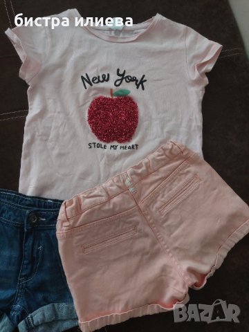 Къси панталони и тениска на zara, снимка 6 - Детски Блузи и туники - 41315505