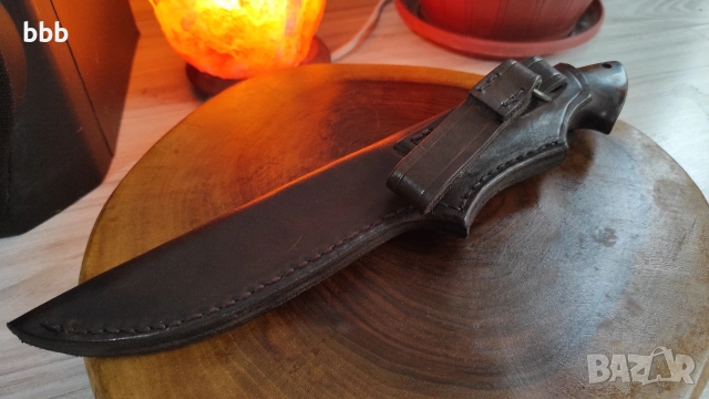 Ловен нож от стомана D2, снимка 4 - Ножове - 53492308