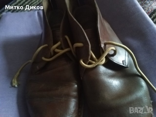 Tommy Hilfiger маркови мъжки високи обувки боти естествена кожа №41 стелка 26см, снимка 9 - Мъжки боти - 39435607