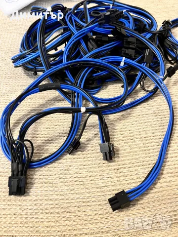 PCIe Захранващи Разклонители 6-Pin Към 2× 6+2-Pin За Видеокарти И Компютърни Захранвания