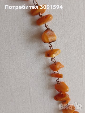 Кехлибарена огърлица и обици, снимка 6 - Антикварни и старинни предмети - 41375928