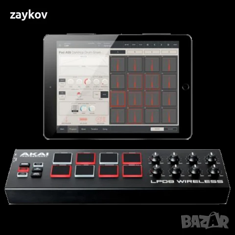 МИДИ КОНТРОЛЕР AKAI LPD8 WIRELESS