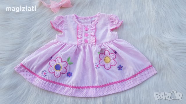 Бебешка рокля 0-3 месеца, снимка 4 - Бебешки рокли - 41671118