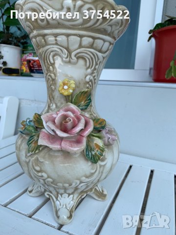 Порцеланова ваза Capodimonte, снимка 11 - Антикварни и старинни предмети - 41348180