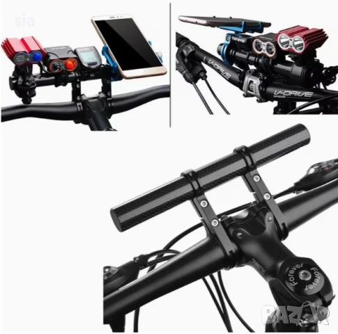 Удължител за кормило handlebar extender за мотор, скутер или велосипед, снимка 3 - Аксесоари за велосипеди - 45668277