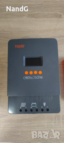 MPPT соларен контролер PowMr 60A авто засичане на батерията 12V 24V 36V 48V, снимка 2 - Друга електроника - 53486330