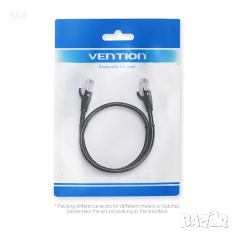 Vention Кабел LAN UTP Cat.6 Patch Cable - 2M Black - IBEBH, снимка 13 - Кабели и адаптери - 44231408