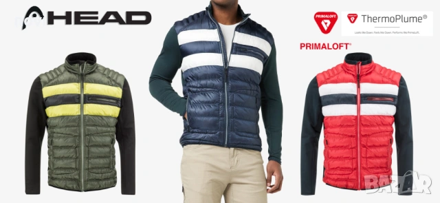 Head Dolomiti, S/M, син, ново оригинално мъжко яке, среден слой