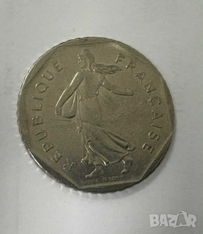 Монета от 2 франка 1979 г 