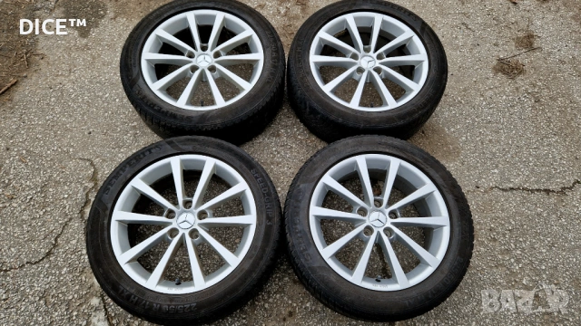 Мерцедес 17 5х112 лети джанти Mercedes w203 w204 w205. 5x112, снимка 2 - Гуми и джанти - 53572363