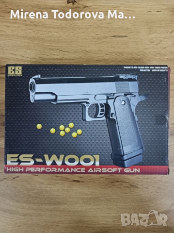 ES-W001 Airsoft пистолет, снимка 2 - Други спортове - 36063240