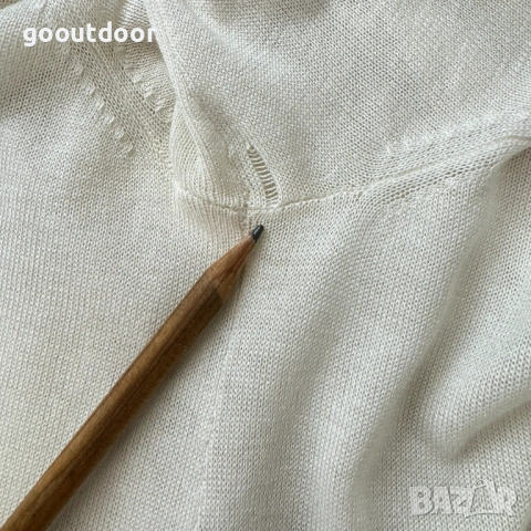 Schumacher копринен пуловер с пеплум (4), снимка 6 - Блузи с дълъг ръкав и пуловери - 53689657