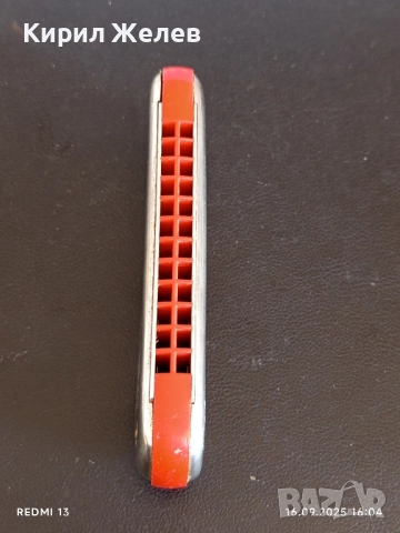 Стара ретро устна хармоника MELODIA MADE IN POLAND рядка за КОЛЕКЦИЯ 41797, снимка 2 - Други ценни предмети - 51734298