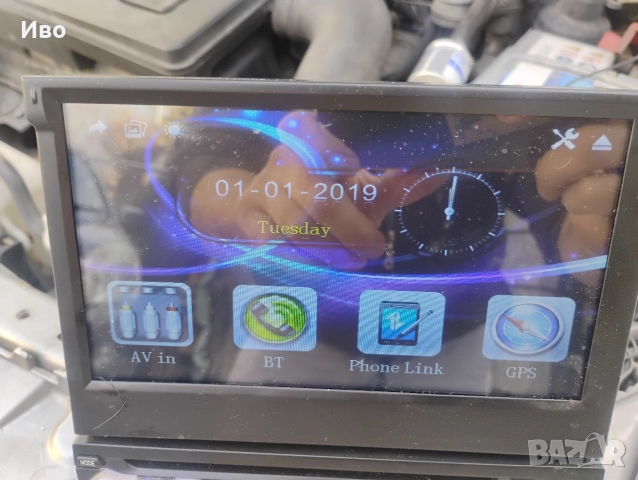 Мултимедия за кола. 1 дин. GPS, Bluetooth 