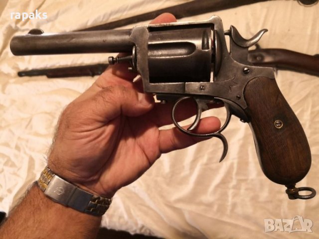 Огромен револвер Булдог Фронтиер. Колекционерска пушка, пистолет, карабина, снимка 4 - Други ценни предмети - 39593604