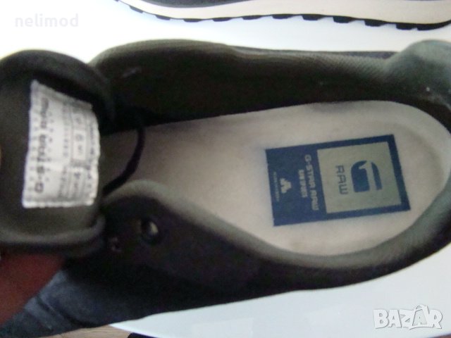 G Star Raw 3301 original Разпродажба намалени на 105,00 лв size UK 9 43 номер, снимка 6 - Спортни обувки - 41526882
