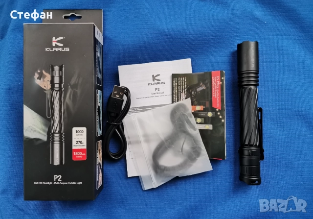 ХИТ ЦЕНА Фенер химикалка Klarus P2