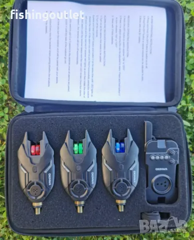 Сигнализатори със станция за дънен риболов Okinwa F5-W 3+1 и 4+1, снимка 3 - Такъми - 47970618