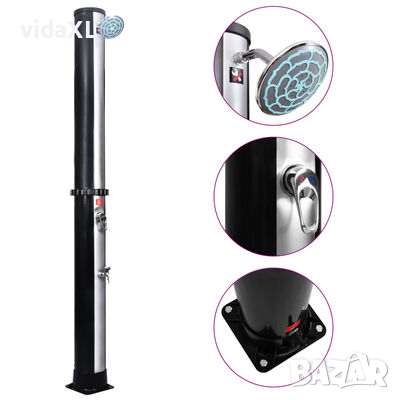 vidaXL Външен соларен душ с душ слушалка и кран 40 л(SKU:92391, снимка 1 - Други стоки за дома - 44616437