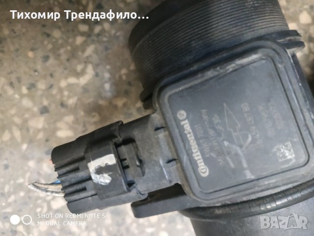 Дебитомер Peugeot 308 2008 2.0 HDI 5WK97001 9645948780, 96 459 487 80, 5WK9 7001 continental, снимка 2 - Части - 40531577