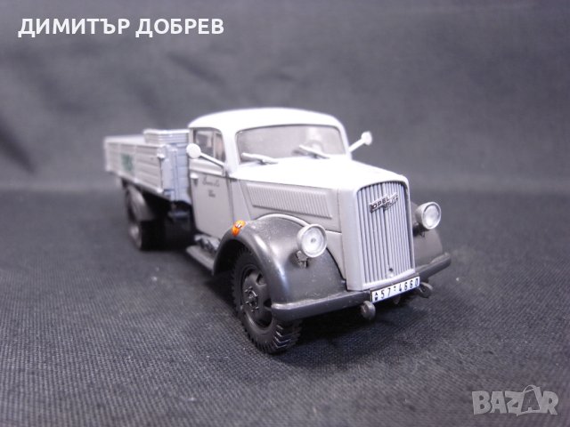 1/43 МЕТАЛНА КОЛИЧКА МАЩАБЕН МОДЕЛ КАМИОН OPEL BLITZ, снимка 5 - Колекции - 42343625