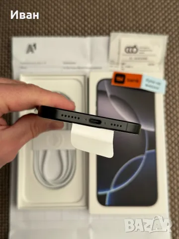 512*НОВ*ЛИЗИНГ 90лв/м•iPhone 16 pro Max Black айфон 16 про макс, снимка 5 - Apple iPhone - 50285473